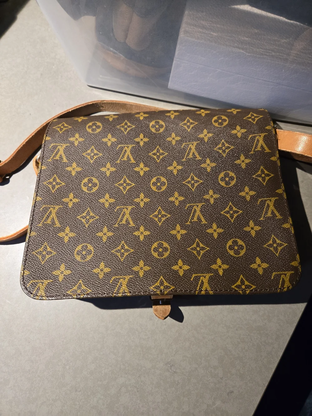 Louis Vuitton Brown Monogram Canvas Messenger Bag